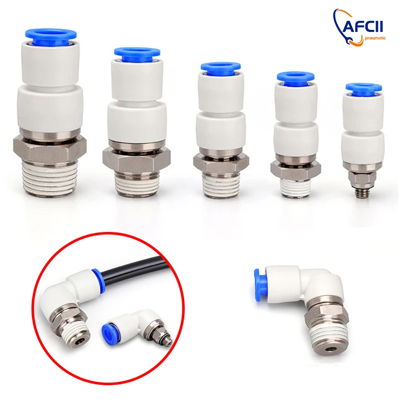 SMC Type Pneumatic NRC High Speed Rotary One Touch Fittings KSH KSL Tube Connector 4 6 8 10 12mm Thread M5 1/8 1/4 Pipe Fitting
SMC Type Pneumatic NRC High Speed Rotary One Touch Fittings KSH KSL Tube Connector 4 6 8 10 12mm Thread M5 1/8 1/4 Pipe Fitting