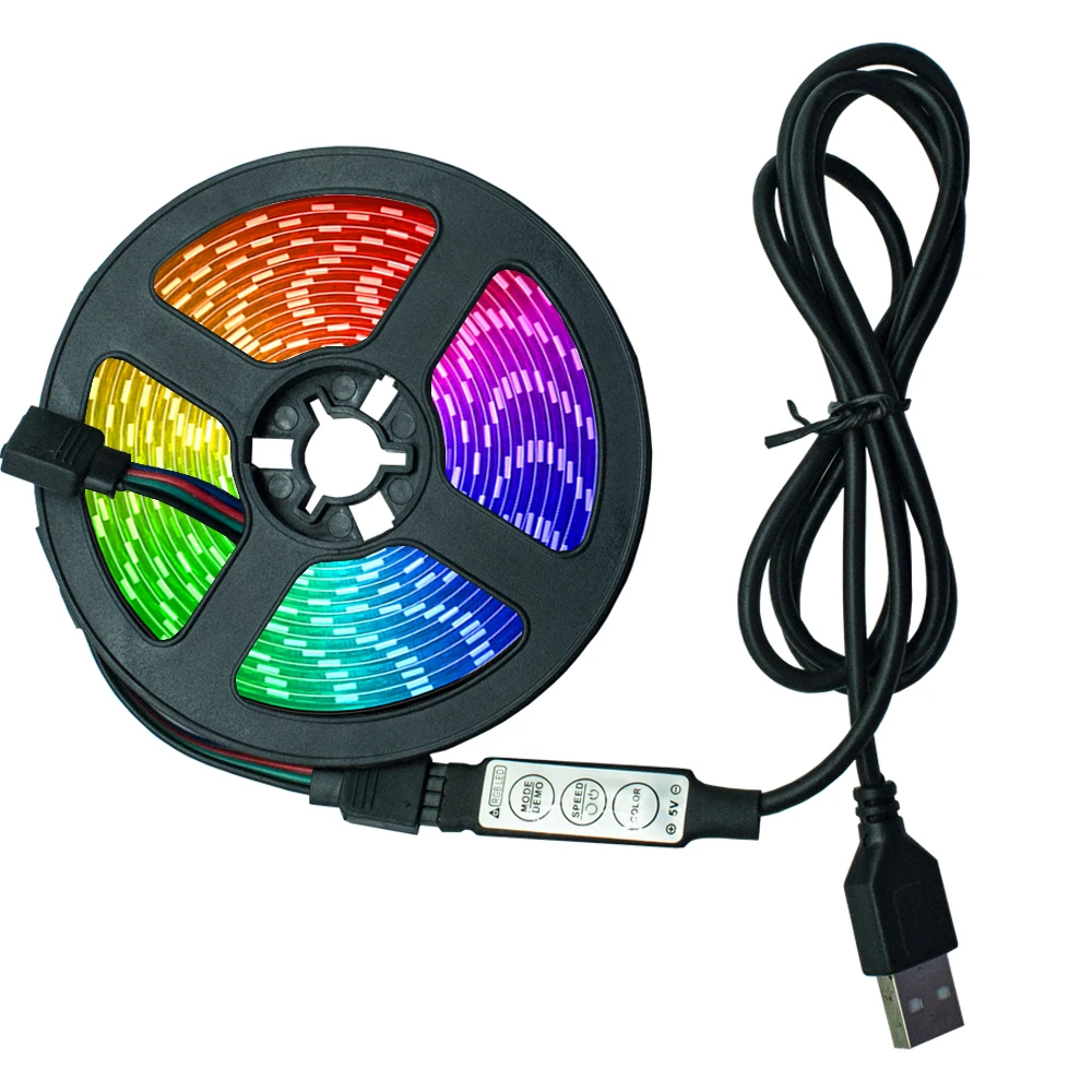 LED Strip Light USB Cable SMD 2835 1M 2M 3M 4M 5M Flexible Lamp Tape Diode 3 Key Control DC5V Desk Screen TV Background Lighting
LED Strip Light USB Cable SMD 2835 1M 2M 3M 4M 5M Flexible Lamp Tape Diode 3 Key Control DC5V Desk Screen TV Background Lighting