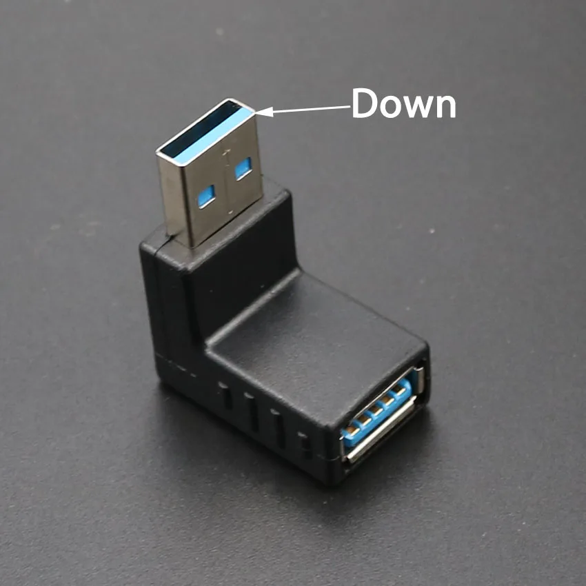 ChengHaoRan 90 Degree Left Right Angled USB 3.0 A Male To Female Adapter Connector For Laptop PC
ChengHaoRan 90 Degree Left Right Angled USB 3.0 A Male To Female Adapter Connector For Laptop PC