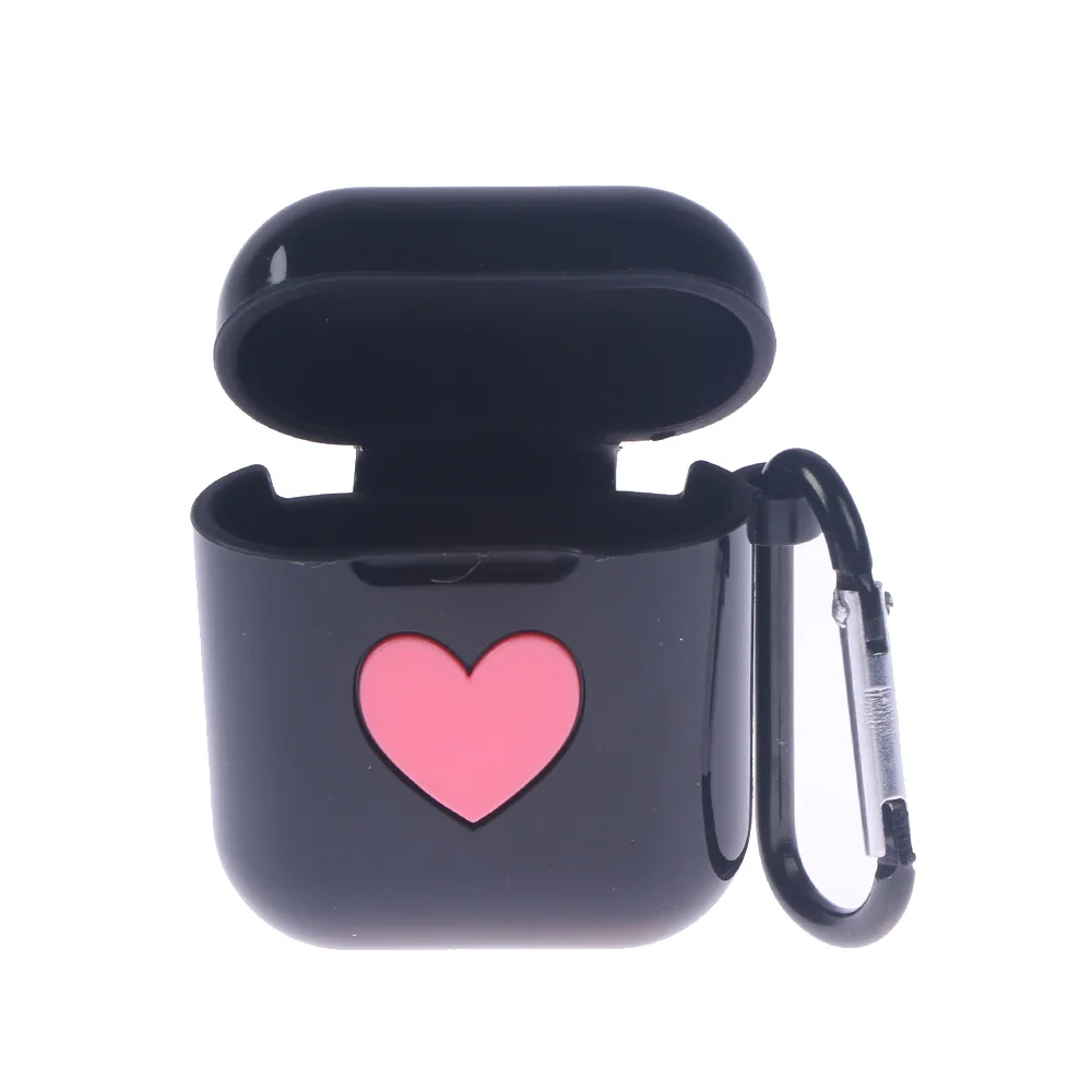 Bluetooth Wireless Earphone Case For Apple AirPods Silicone Bag+Clip Protective Cover Waterproof Charging Box Accessories