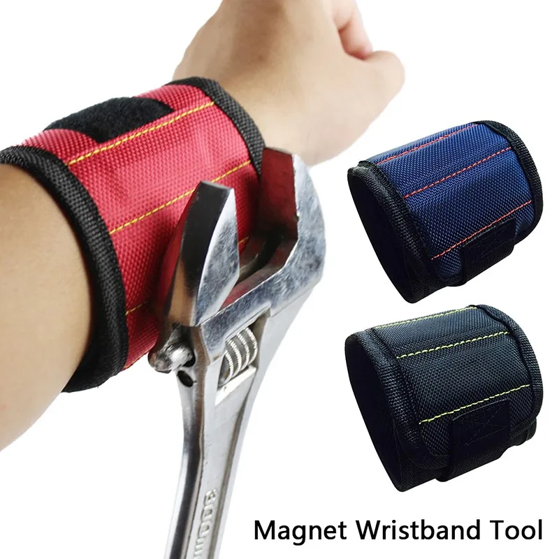 New Strong Magnetic Wristband Portable Tool Bag For Screw Nail Nut Bolt Drill Bit Repair Kit Organizer Storage
New Strong Magnetic Wristband Portable Tool Bag For Screw Nail Nut Bolt Drill Bit Repair Kit Organizer Storage