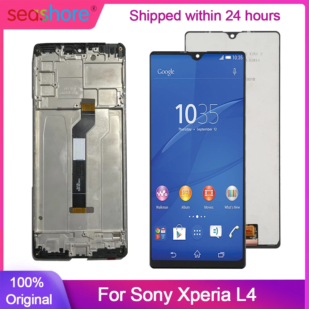 Оригинальный экран для Sony Xperia L4, ЖК-дисплей с сенсорным экраном, дигитайзер для Sony L4, запасные части для телефона
Оригинальный экран для Sony Xperia L4, ЖК-дисплей с сенсорным экраном, дигитайзер для Sony L4, запасные части для телефона