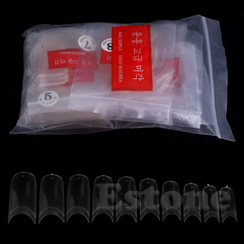 500Pcs Clear Half Transparent French Acrylic UV Gel Manicure False Nail Art Tips 896D
500Pcs Clear Half Transparent French Acrylic UV Gel Manicure False Nail Art Tips 896D