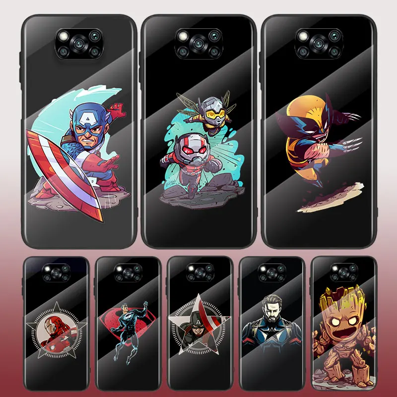 Marvel Art Cartoon Tempered Glass Cover For Xiaomi Mi 11 11i 10T CC9E 9T Note 10 Ultra Pro Lite 5G Phone Case
Marvel Art Cartoon Tempered Glass Cover For Xiaomi Mi 11 11i 10T CC9E 9T Note 10 Ultra Pro Lite 5G Phone Case