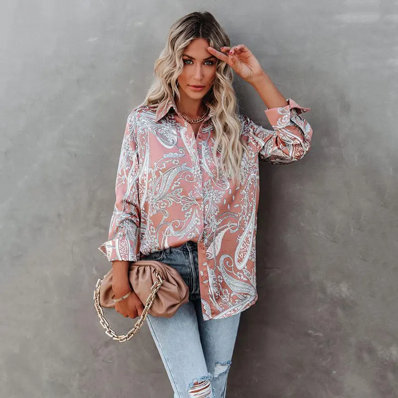 Autumn Women's Long Sleeve Button Up Shirts With Print 2021 Turn-down Pattern Casual Vintage Elegant Ladies Plus Size Blouses
Autumn Women's Long Sleeve Button Up Shirts With Print 2021 Turn-down Pattern Casual Vintage Elegant Ladies Plus Size Blouses