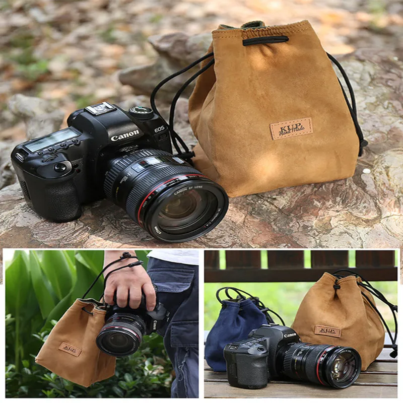 Portable Waterproof Camera Bag Canon Universal Drawstring Bags Hand Held Canvas Lens DSLR Bag for Nikon Sony Pentax Camera Case
Portable Waterproof Camera Bag Canon Universal Drawstring Bags Hand Held Canvas Lens DSLR Bag for Nikon Sony Pentax Camera Case