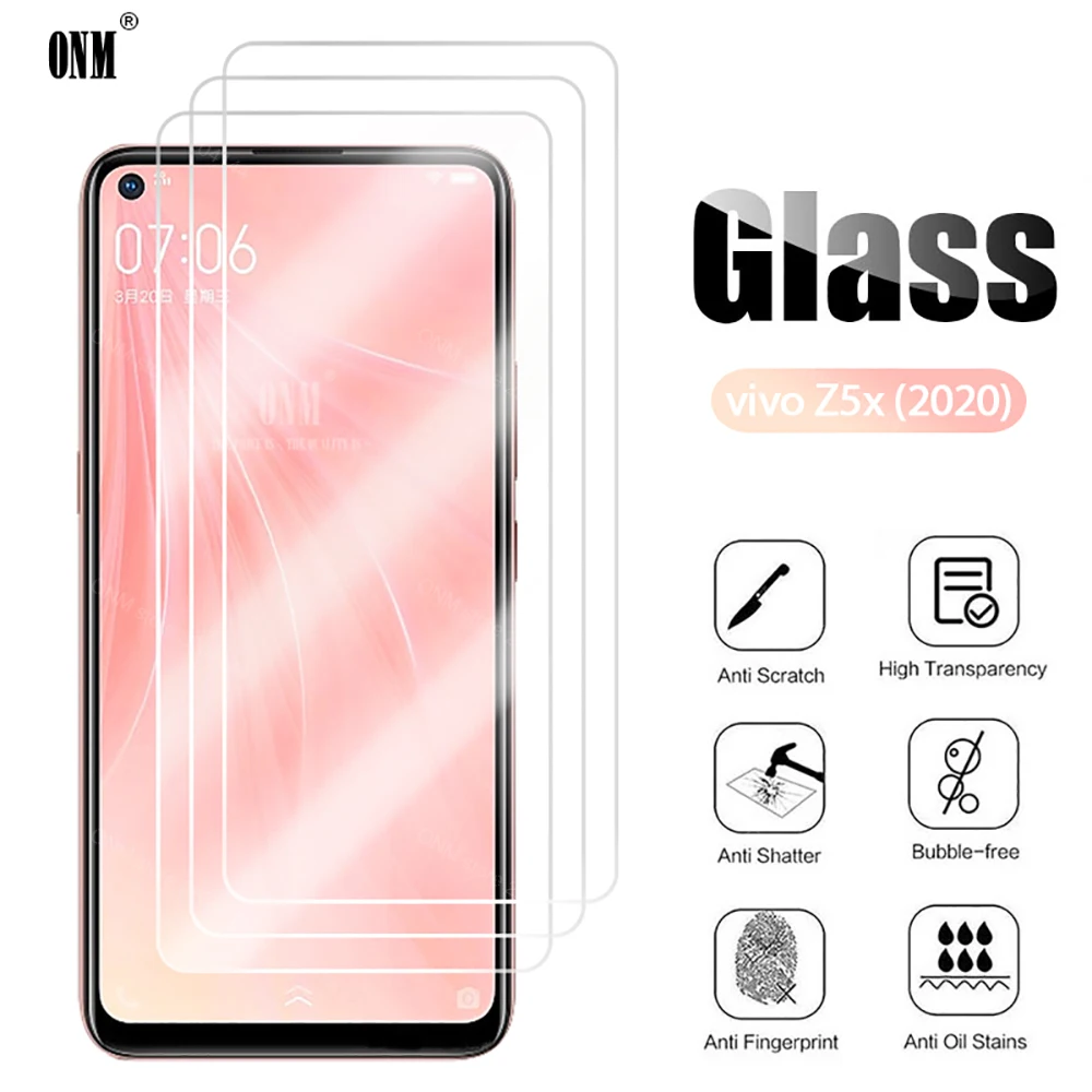 3 Pieces Tempered Glass For vivo Z5x 2020 Screen Protector Protective Film | Мобильные телефоны и аксессуары