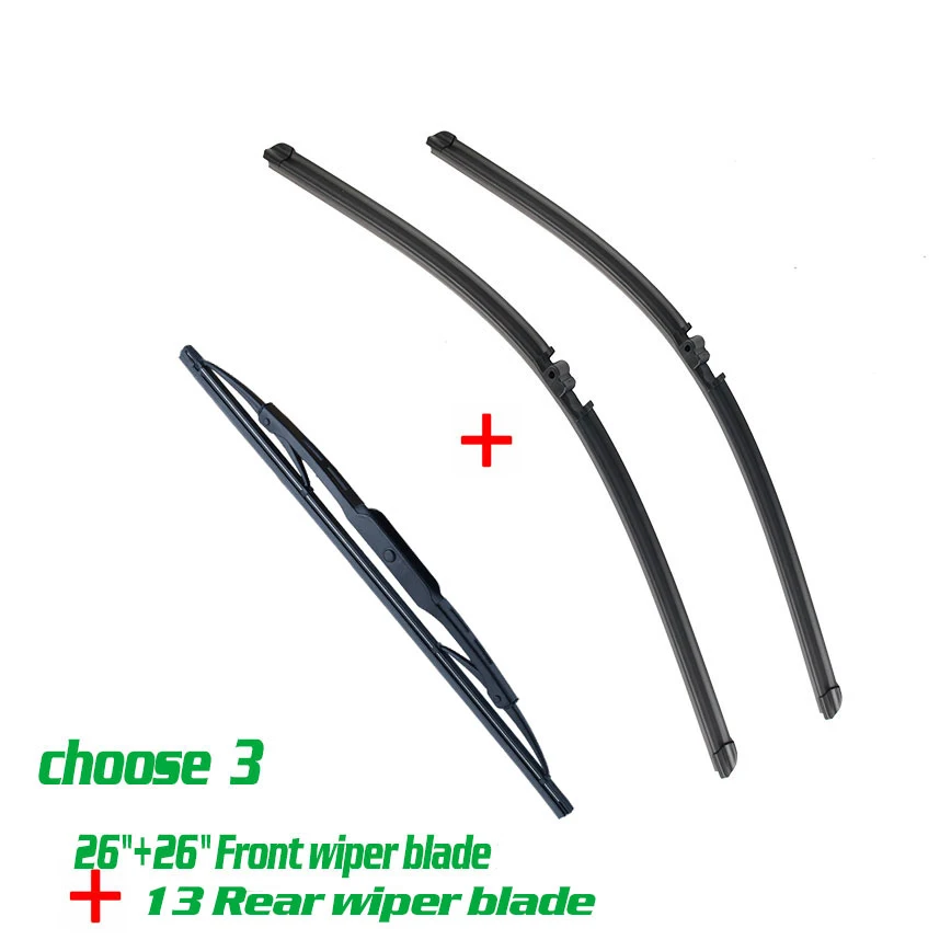 Senwanse Front and Rear Wiper Blades For Porsche Cayenne 2003- 2006 Windshield Windscreen Wiper 26"+26"+13"
Senwanse Front and Rear Wiper Blades For Porsche Cayenne 2003- 2006 Windshield Windscreen Wiper 26"+26"+13"