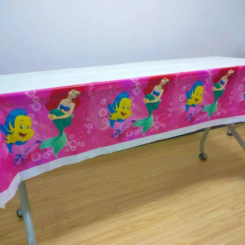 108cm*180cm Mermaid Party Supplies Tablecloth For Kids Girls Cover Theme Birthday Festival Decoration Tablecloth
108cm*180cm Mermaid Party Supplies Tablecloth For Kids Girls Cover Theme Birthday Festival Decoration Tablecloth