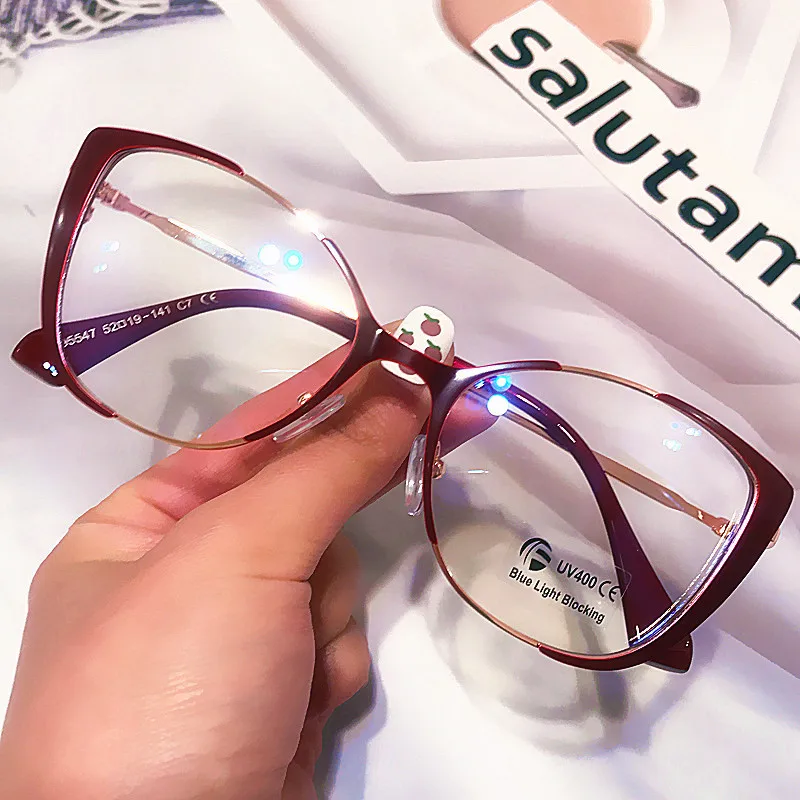 Vintage Oversized Cat Eye Anti-blue Light Eyeglasses Frame For Women New Fashion TR90 Red Pink Computer Shades Female Glasses
Vintage Oversized Cat Eye Anti-blue Light Eyeglasses Frame For Women New Fashion TR90 Red Pink Computer Shades Female Glasses