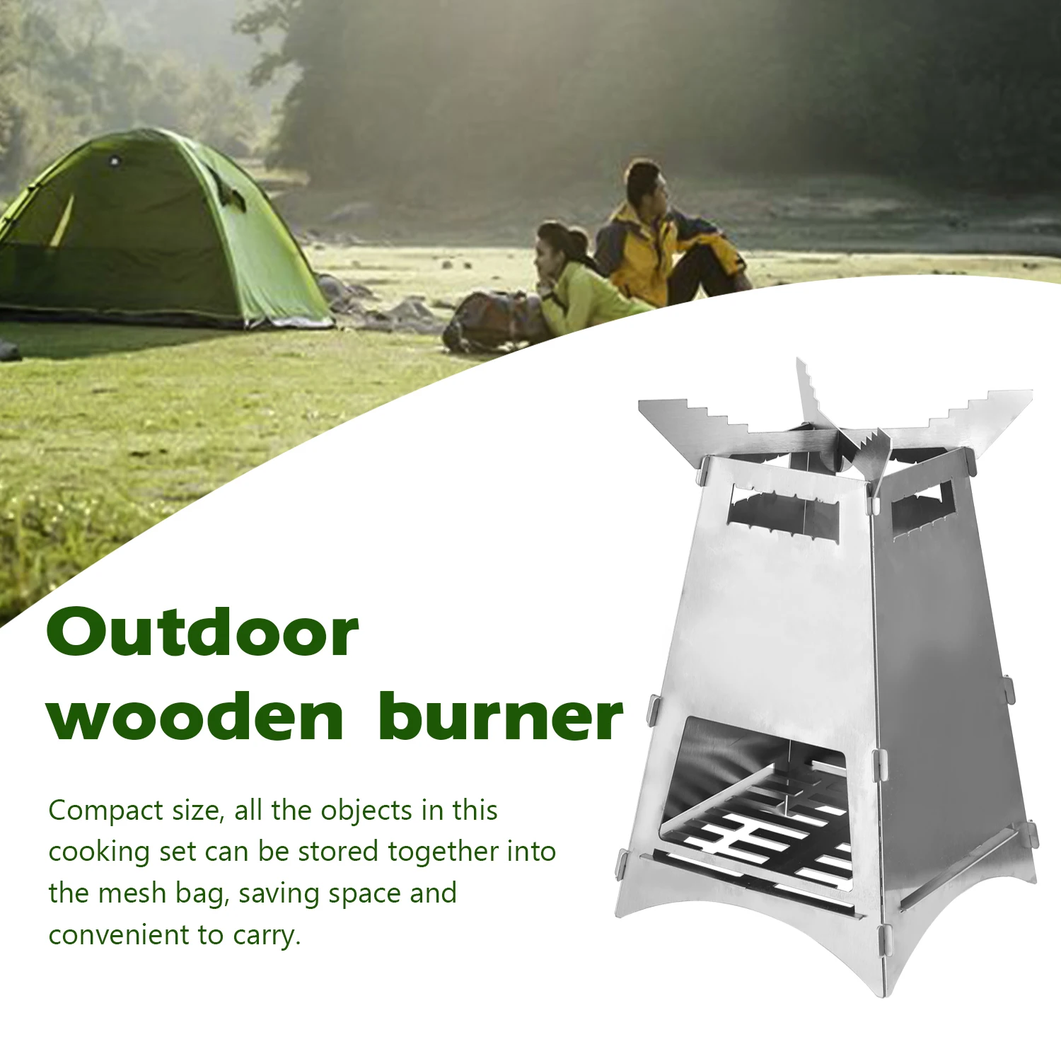 Camping Wood Stove Compact Folding Wood Burner for Outdoor Camping Cooking Picnic Firewood Burning Camping Equipment
Camping Wood Stove Compact Folding Wood Burner for Outdoor Camping Cooking Picnic Firewood Burning Camping Equipment