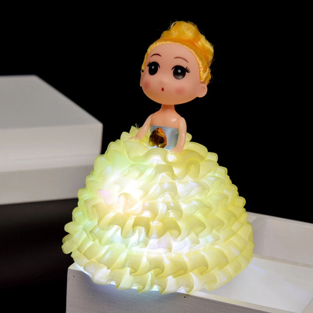 Luminous Doll LED Night Light Kids Girls Novelty Toy Birthdays Christmas Gifts 3 Modes Kawaii Princess Night Lamp
Luminous Doll LED Night Light Kids Girls Novelty Toy Birthdays Christmas Gifts 3 Modes Kawaii Princess Night Lamp