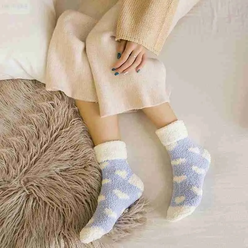 Korean Fashion Cute Candy Color Heart Women Socks Winter Warm Thick Plush Floor Socks Female Love Coral Fleece Socks Accessories
Korean Fashion Cute Candy Color Heart Women Socks Winter Warm Thick Plush Floor Socks Female Love Coral Fleece Socks Accessories