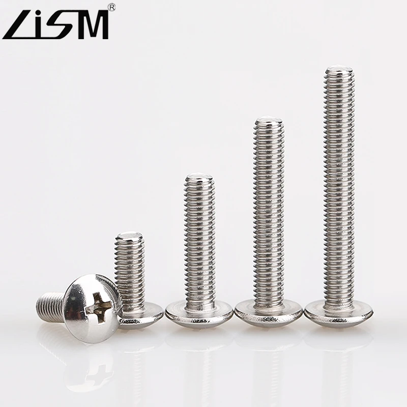 304 Stainless Steel Screw Cross Large Flat Head Screw Half Round Head Large Head Umbrella Head Small Screw
304 Stainless Steel Screw Cross Large Flat Head Screw Half Round Head Large Head Umbrella Head Small Screw