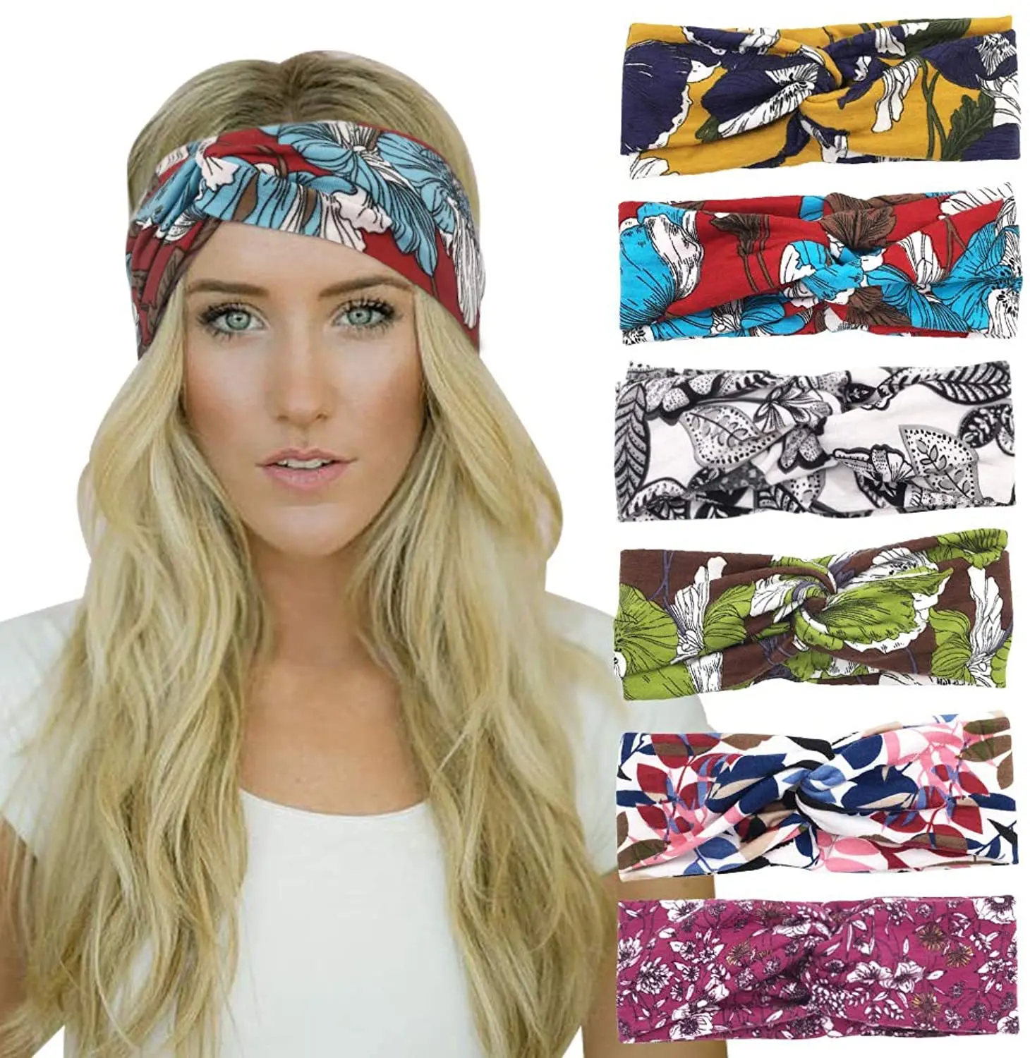 Fashion Women Girls Summer Bohemian Hair Bands Print Headbands Vintage Cross Turban Bandage Bandanas HairBands Hair Accessories
Fashion Women Girls Summer Bohemian Hair Bands Print Headbands Vintage Cross Turban Bandage Bandanas HairBands Hair Accessories