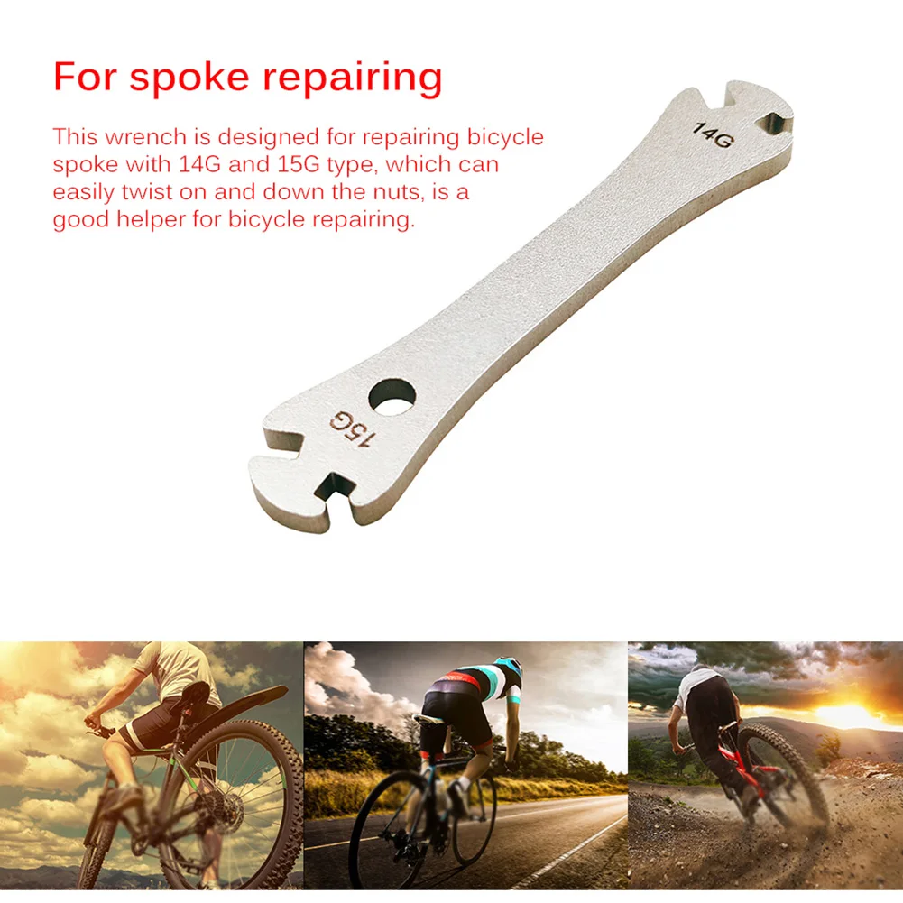 Bicycle Wrench Tool Cycling Spanner Bike Spoke Wrench Stainless Steel Rim Wheel Wrench Repair Removal Tool For Mountain Bike
Bicycle Wrench Tool Cycling Spanner Bike Spoke Wrench Stainless Steel Rim Wheel Wrench Repair Removal Tool For Mountain Bike