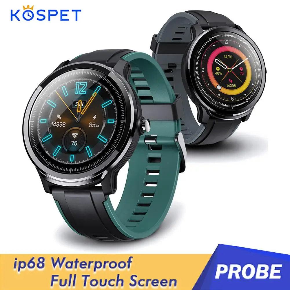 Смарт-часы KOSPET Probe водонепроницаемые с сенсорным экраном 1 3 дюйма - купить по