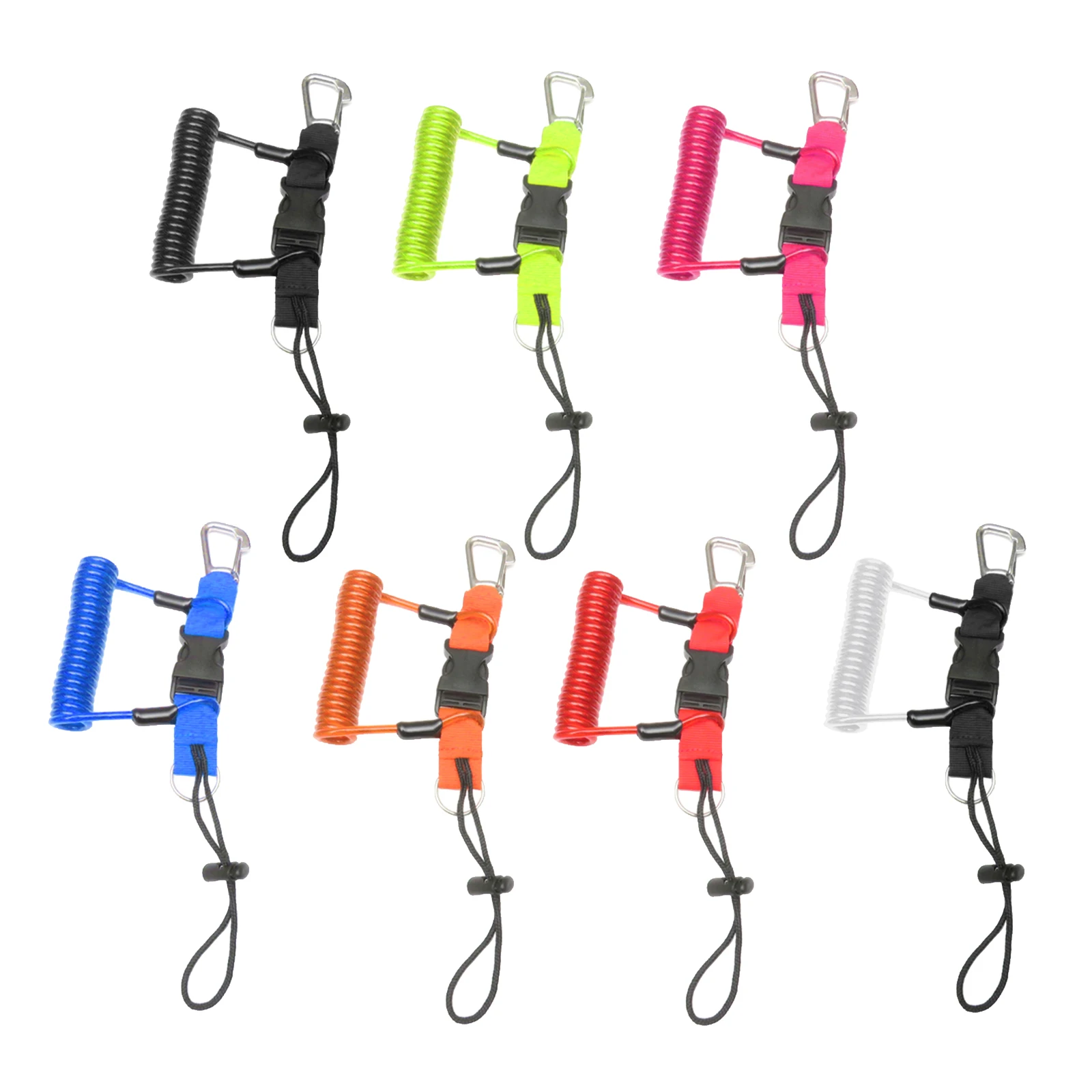 Durable Scuba Safety Diving Lanyard Coil Rope Buckle Clip Climbing Carabiner Hook Swimming Sports Accessory
Durable Scuba Safety Diving Lanyard Coil Rope Buckle Clip Climbing Carabiner Hook Swimming Sports Accessory