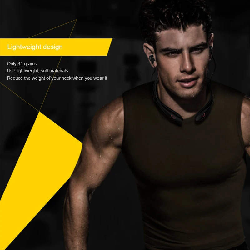 Bluetooth 4.1 Wireless Sports In Ear Earphone Stereo Subwoofer Hanging Neck Hanging Bluetooth Headphone Headsets With Mic
Bluetooth 4.1 Wireless Sports In Ear Earphone Stereo Subwoofer Hanging Neck Hanging Bluetooth Headphone Headsets With Mic