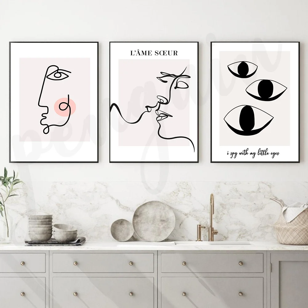 I Spy with My Little Eye Quotes Nordic Posters and Prints Abstract Line Face Wall Art Canvas Painting for Living Room Decor
I Spy with My Little Eye Quotes Nordic Posters and Prints Abstract Line Face Wall Art Canvas Painting for Living Room Decor