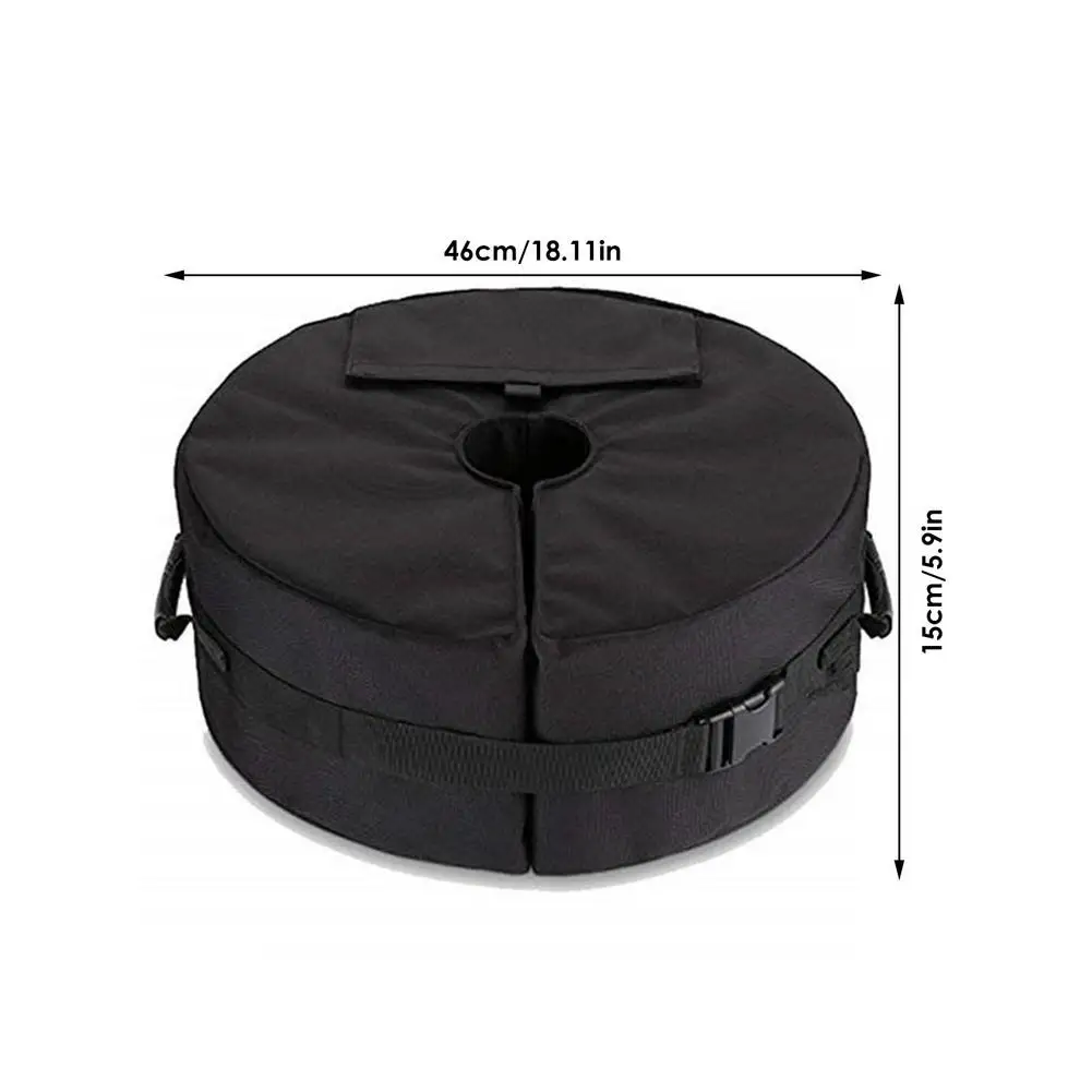 46x15cm Portable Base Sandbag With Durable Side Chain Umbrella Round Weight Bag Removable Outdoor Courtyard Waterproof Bag 
46x15cm Portable Base Sandbag With Durable Side Chain Umbrella Round Weight Bag Removable Outdoor Courtyard Waterproof Bag
