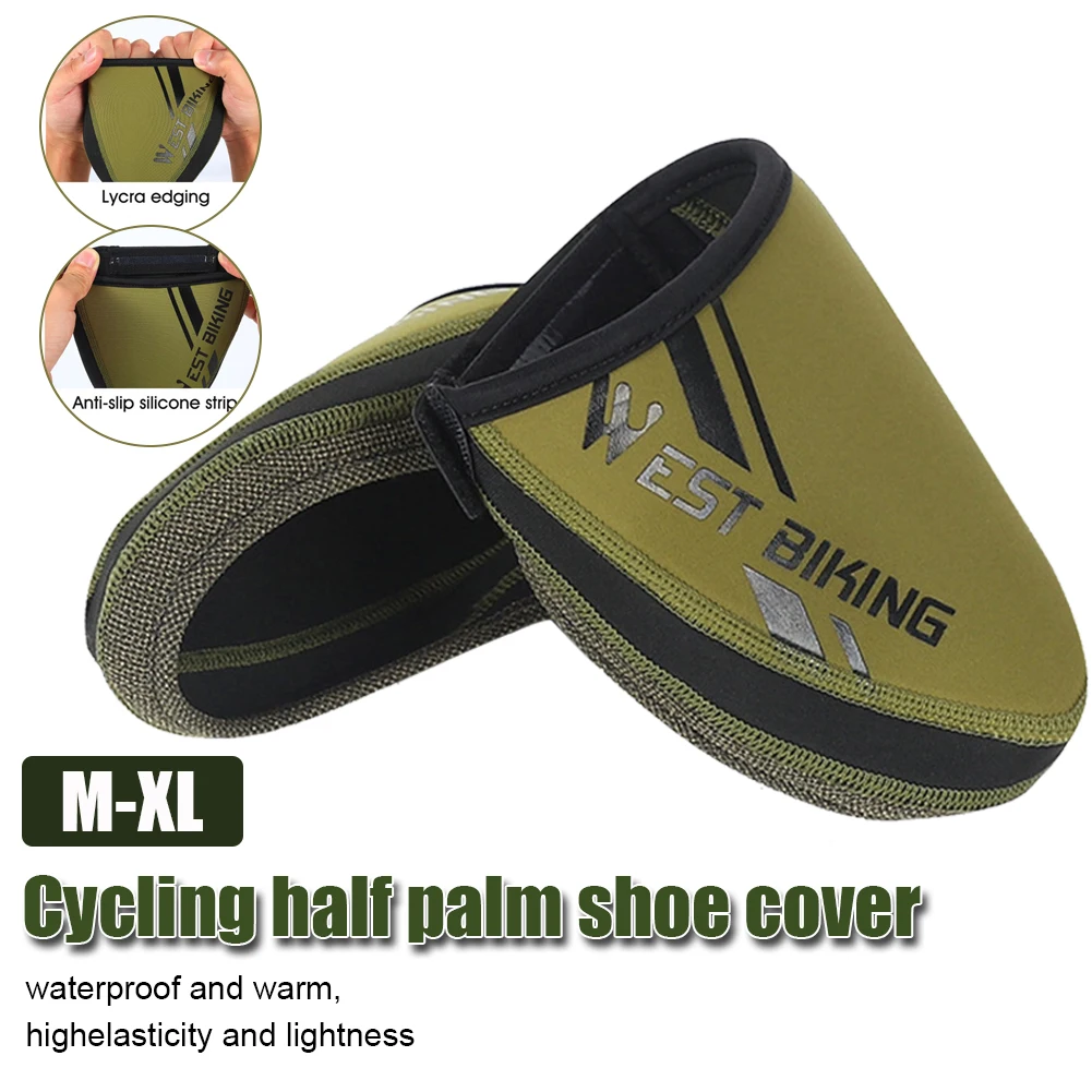 Bicycle Cycling Half Shoe Cover Waterproof Windproof Toe Cover Thermal Fleece Lining Warmer MTB Road Bike Winter Overshoes Cover
Bicycle Cycling Half Shoe Cover Waterproof Windproof Toe Cover Thermal Fleece Lining Warmer MTB Road Bike Winter Overshoes Cover