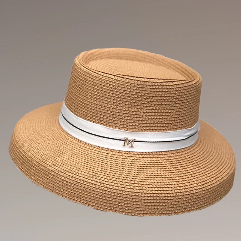New Summer Sun Hats Women Fashion Girl Straw Hat Ribbon Bow Beach Hat Casual Straw Flat Top Panama Hat Bone Feminino
New Summer Sun Hats Women Fashion Girl Straw Hat Ribbon Bow Beach Hat Casual Straw Flat Top Panama Hat Bone Feminino