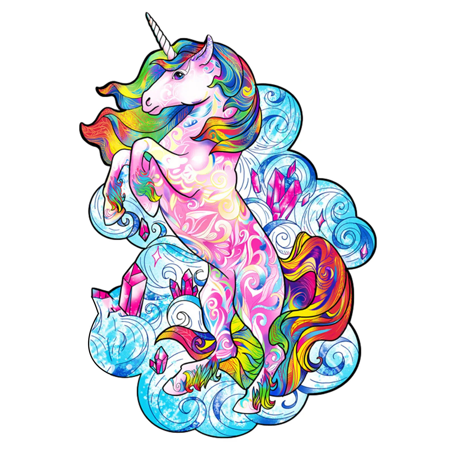Wooden Puzzles Jigsaw Unique Unicorn Shape Puzzle Pieces Best Gift Animal Shaped DIY Puzzle Toy For Adults Kids Gifts
Wooden Puzzles Jigsaw Unique Unicorn Shape Puzzle Pieces Best Gift Animal Shaped DIY Puzzle Toy For Adults Kids Gifts