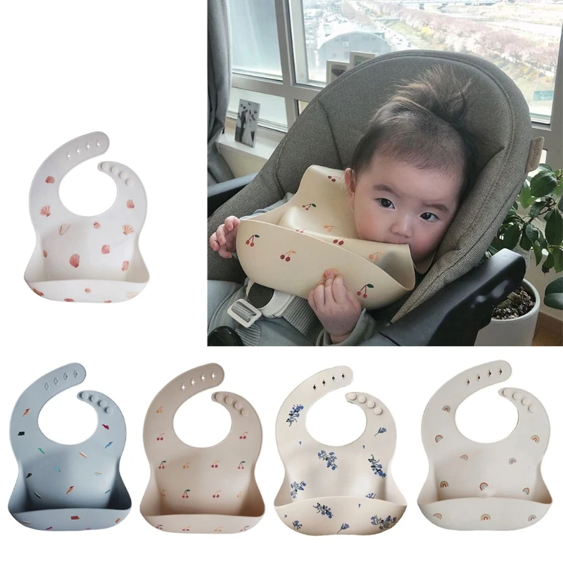 GXMB Cartoon Printing Baby Bibs Waterproof Soft Silicone Baby Feeding Catcher Adjustable Roll up Food Pocket for Infants
GXMB Cartoon Printing Baby Bibs Waterproof Soft Silicone Baby Feeding Catcher Adjustable Roll up Food Pocket for Infants