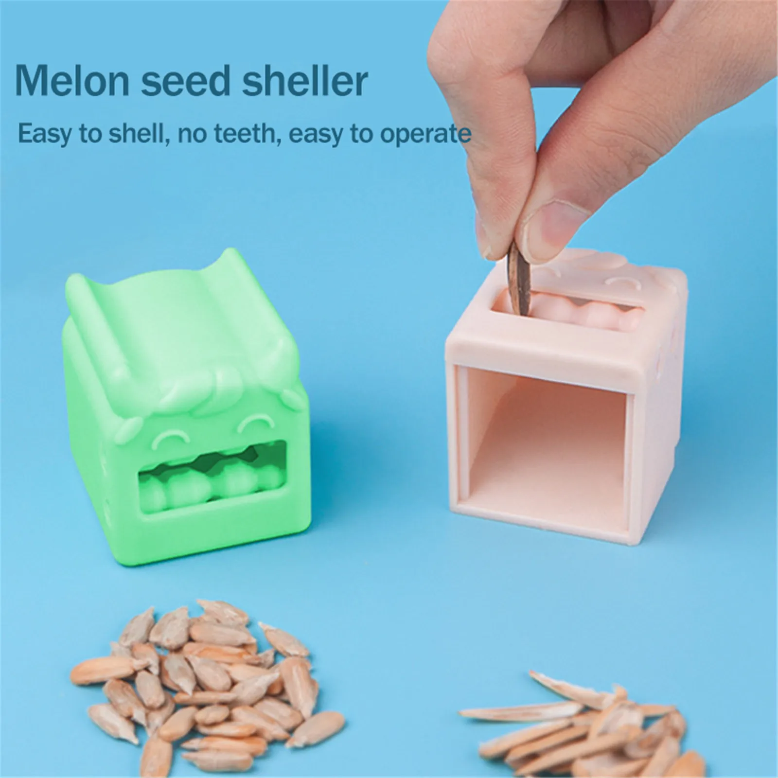 Melon Seed Shelling Lazy Artifact 4.6*4.5*4.8cm Sunflower Seed Peeler Machine Automatic Opener Nutcracker House Kitchen Gadget
Melon Seed Shelling Lazy Artifact 4.6*4.5*4.8cm Sunflower Seed Peeler Machine Automatic Opener Nutcracker House Kitchen Gadget