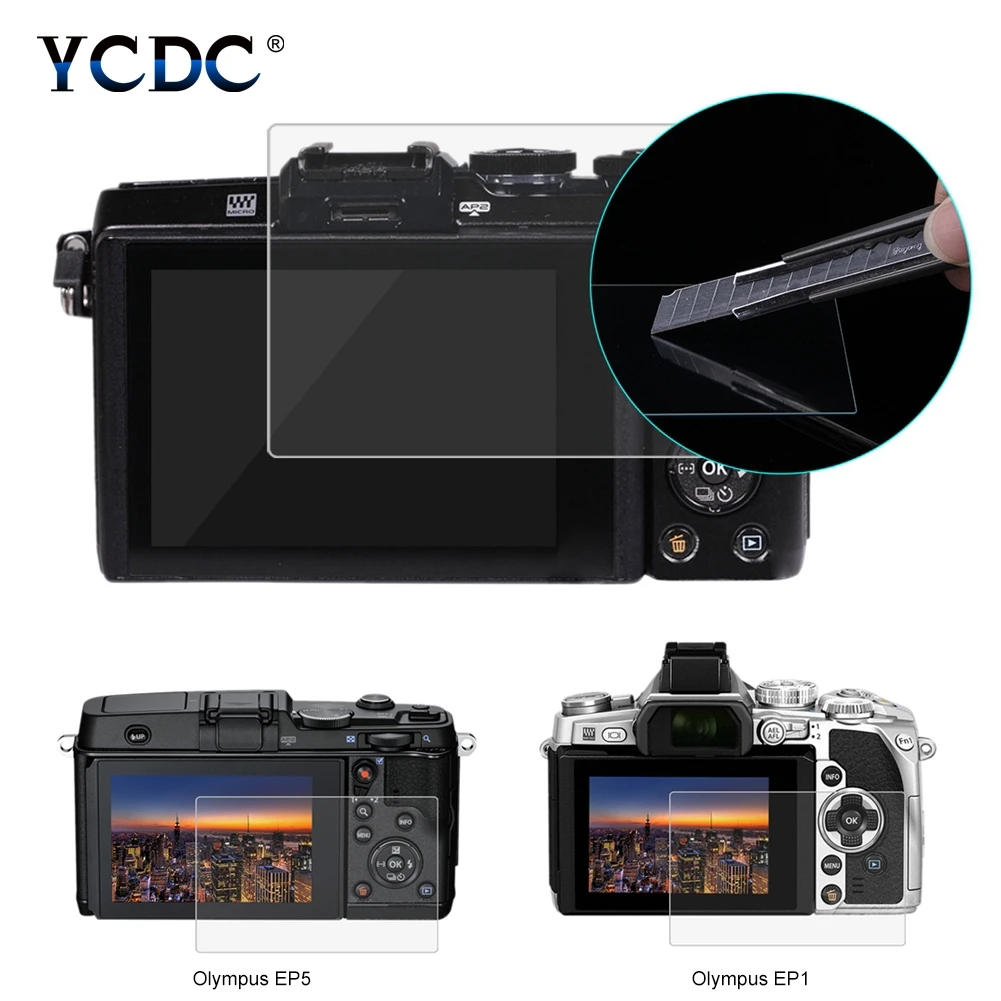 HD Optical Glass LCD Screen Protector Film For Olympus E-M10 / E-P5 / E-PL7 / E-PL9/ E-PL8 / EM10-2 / EM10 / PEN-F Camera
HD Optical Glass LCD Screen Protector Film For Olympus E-M10 / E-P5 / E-PL7 / E-PL9/ E-PL8 / EM10-2 / EM10 / PEN-F Camera