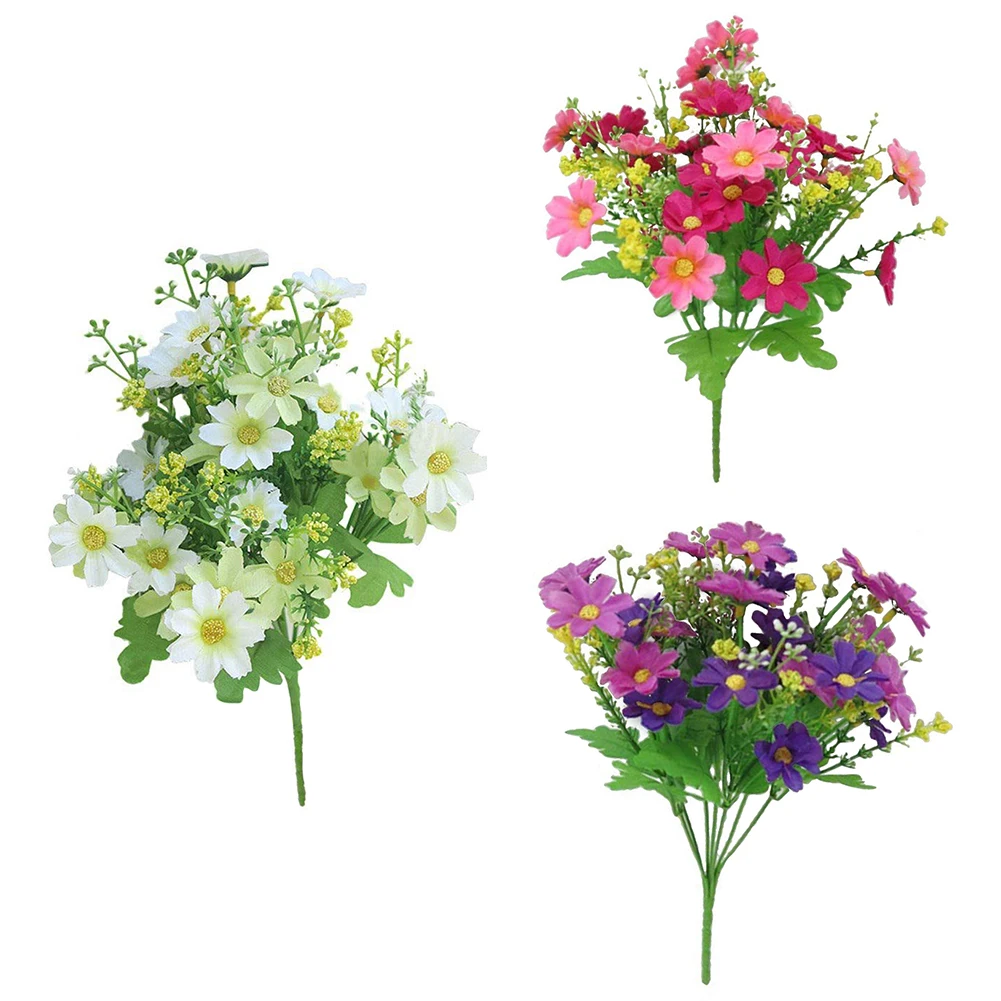 2PCS Artificial Bouquet Silk Daisy Bundle 28 Heads Fake Flower DIY Wedding Garden Party Home accessories Table Decoration
2PCS Artificial Bouquet Silk Daisy Bundle 28 Heads Fake Flower DIY Wedding Garden Party Home accessories Table Decoration