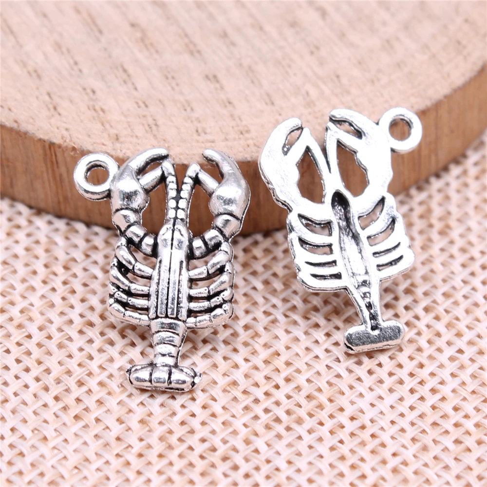 WYSIWYG 20 шт. 21x15 мм Подвески в виде креветки, подвески в античном стиле серебряного цвета, Подвески для изготовления ювелирных изделий, аксессуары для ювелирных изделий 
WYSIWYG 20 шт. 21x15 мм Подвески в виде креветки, подвески в античном стиле серебряного цвета, Подвески для изготовления ювелирных изделий, аксессуары для ювелирных изделий