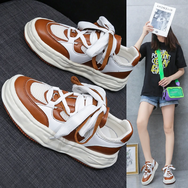 Women's Sports Shoes 2021 Summer Fashion Trend New Comfortable Soft Suede Mesh Breathable Thick Soft Bottom Casual Women's Shoes
Women's Sports Shoes 2021 Summer Fashion Trend New Comfortable Soft Suede Mesh Breathable Thick Soft Bottom Casual Women's Shoes