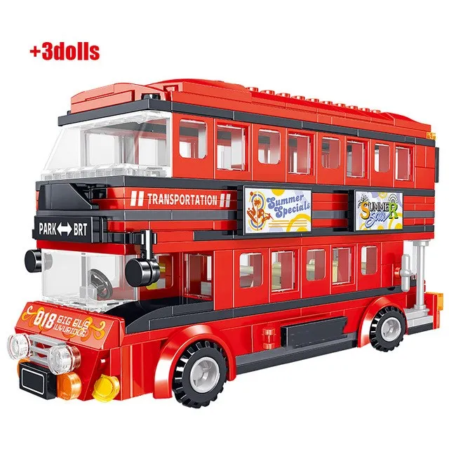 398PCS Lepining City School Bus Building Blocks Toys for Kids Technic Red Double Deck Bus Bricks Enlightenment Toys Child Gift
398PCS Lepining City School Bus Building Blocks Toys for Kids Technic Red Double Deck Bus Bricks Enlightenment Toys Child Gift