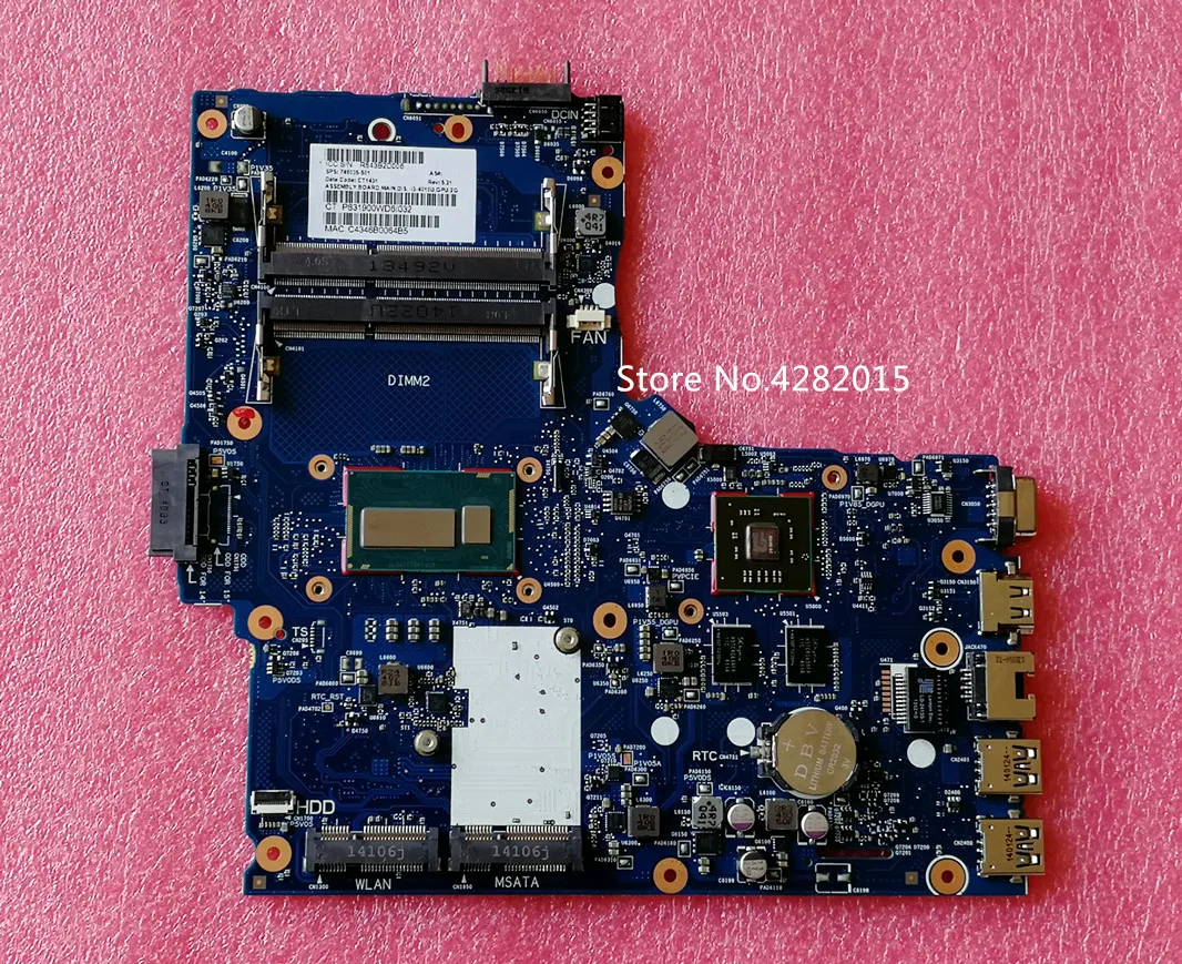 746035-501 746035-001 Бесплатная доставка Материнская плата для ноутбука HP 248 G1 340 G1 материнская плата SR16Q i3-4010U DDR3 100% тест хорошей работы 
746035-501 746035-001 Бесплатная доставка Материнская плата для ноутбука HP 248 G1 340 G1 материнская плата SR16Q i3-4010U DDR3 100% тест хорошей работы