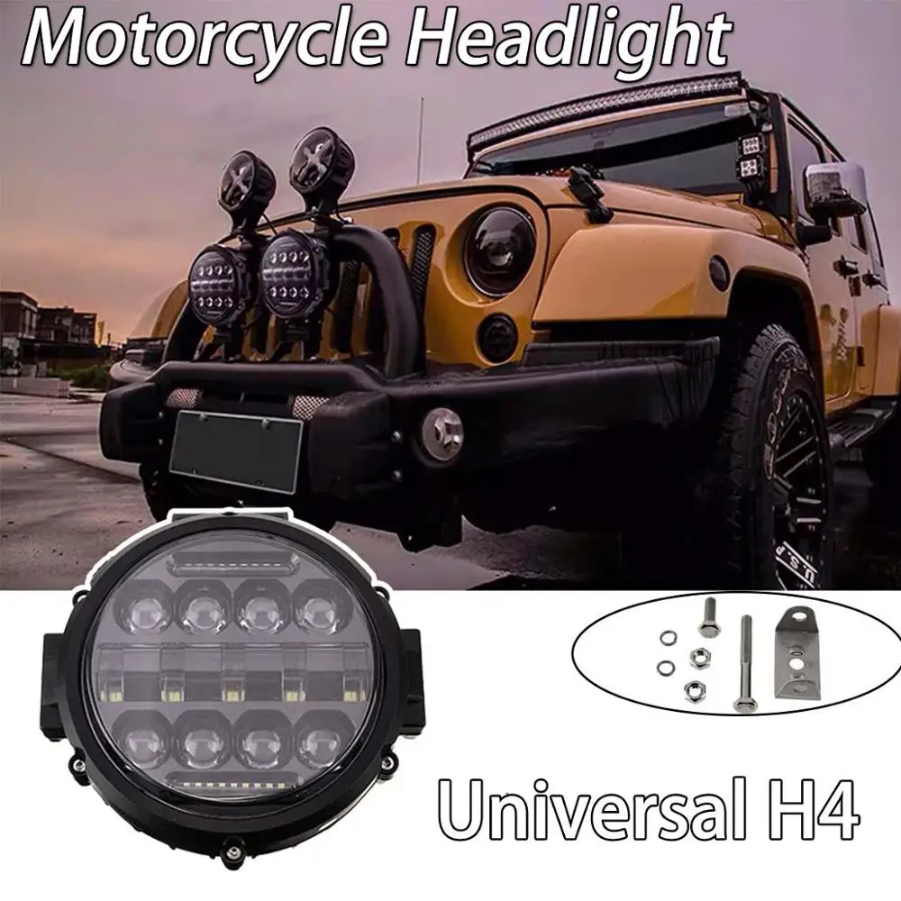 7" Car Motorcycle Headlight H4 Universal LED Phare Farol For Jepp Softail Cafe Racer Chopper Honda Moto Headlamp Head Light
7" Car Motorcycle Headlight H4 Universal LED Phare Farol For Jepp Softail Cafe Racer Chopper Honda Moto Headlamp Head Light