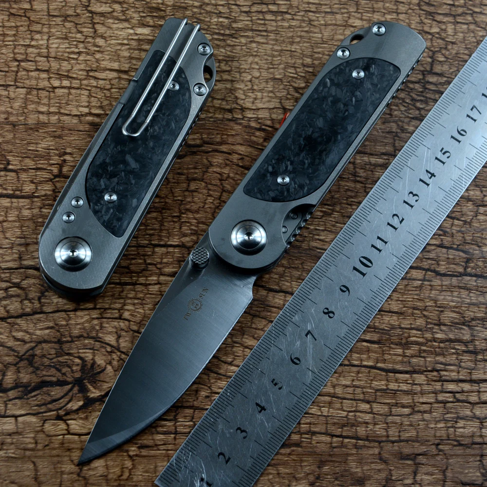 Twosun Brand Quality Knife Pocket Hunting Gift Outdoor D2 Blade Titanium Carbon Fiber Handle TS216 Model
Twosun Brand Quality Knife Pocket Hunting Gift Outdoor D2 Blade Titanium Carbon Fiber Handle TS216 Model