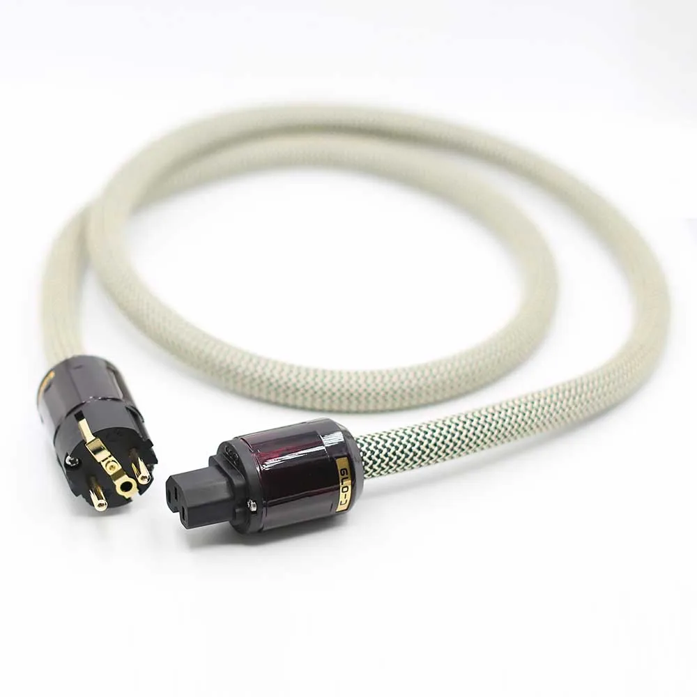 OFC Silver plated AC Power cable EU Power Wire cable with EU Gold Plated P-079E plug connector
OFC Silver plated AC Power cable EU Power Wire cable with EU Gold Plated P-079E plug connector
