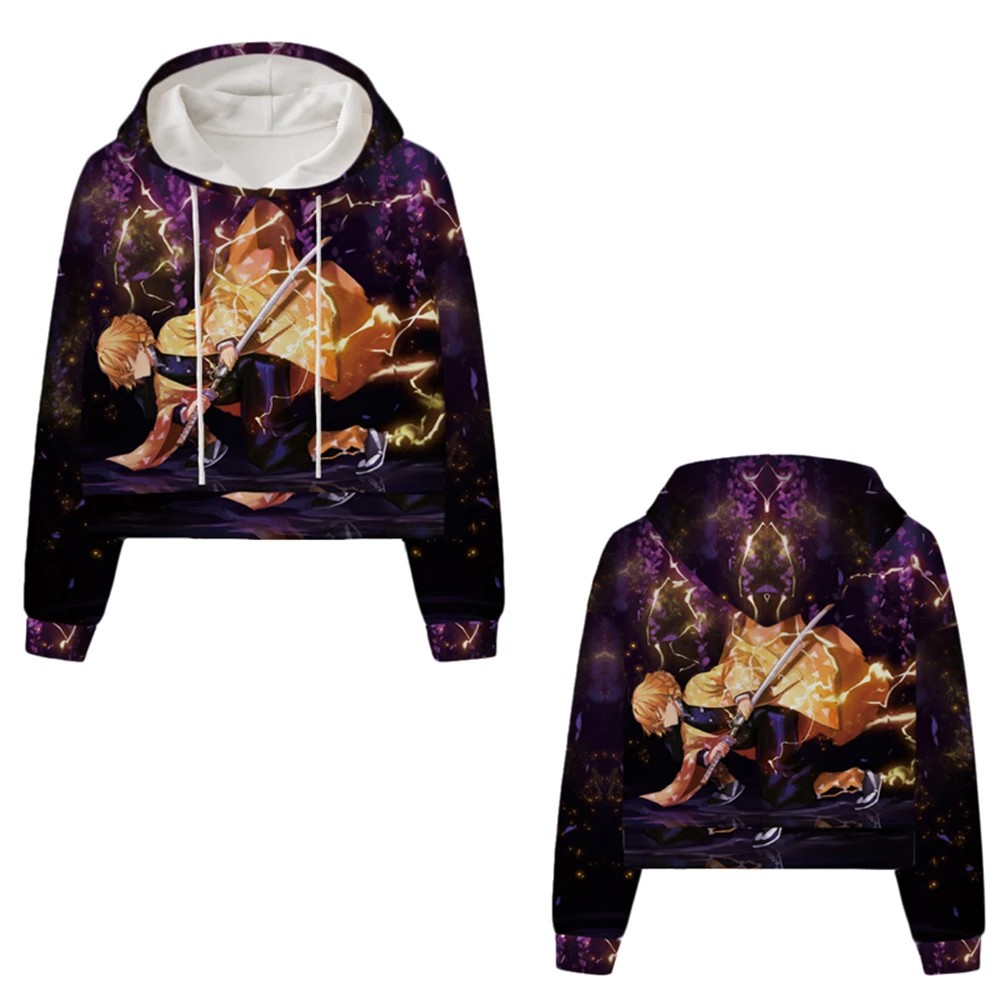 Anime Demon Slayer Midriff-baring Casual Hoodies Women New Style Ladies Spring Autumn Tops Sweatshirt Hoodies Tracksuits
Anime Demon Slayer Midriff-baring Casual Hoodies Women New Style Ladies Spring Autumn Tops Sweatshirt Hoodies Tracksuits