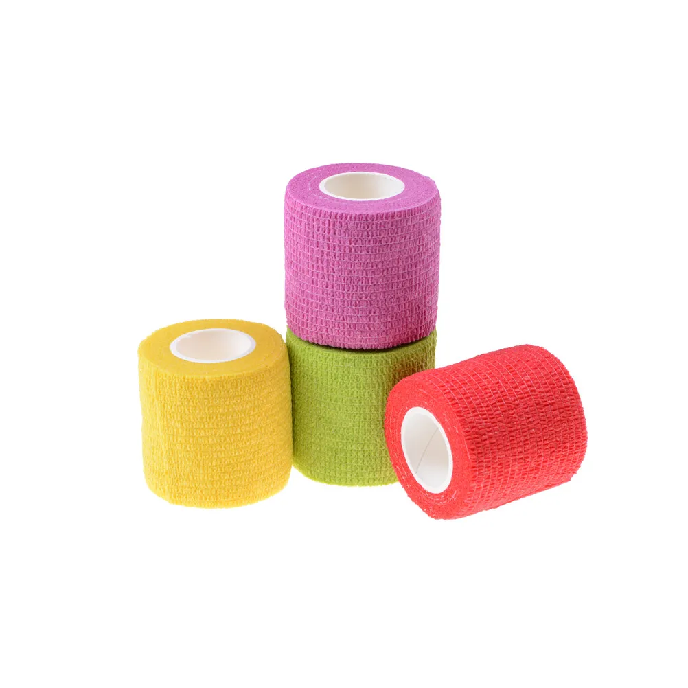 

450x5cm Non Woven Fabric Adhesive Bandage Wrap Self-Adhering Bandage Wraps Elastic Handguard First Aid Tape Stretch