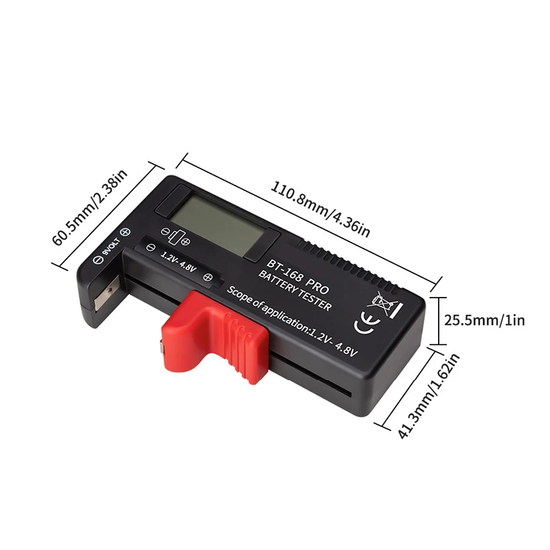 BT-168 PRO High-precision Digital Display Battery Measuring Instrument Lithium Battery Capacity Tester load analyzer Display
BT-168 PRO High-precision Digital Display Battery Measuring Instrument Lithium Battery Capacity Tester load analyzer Display