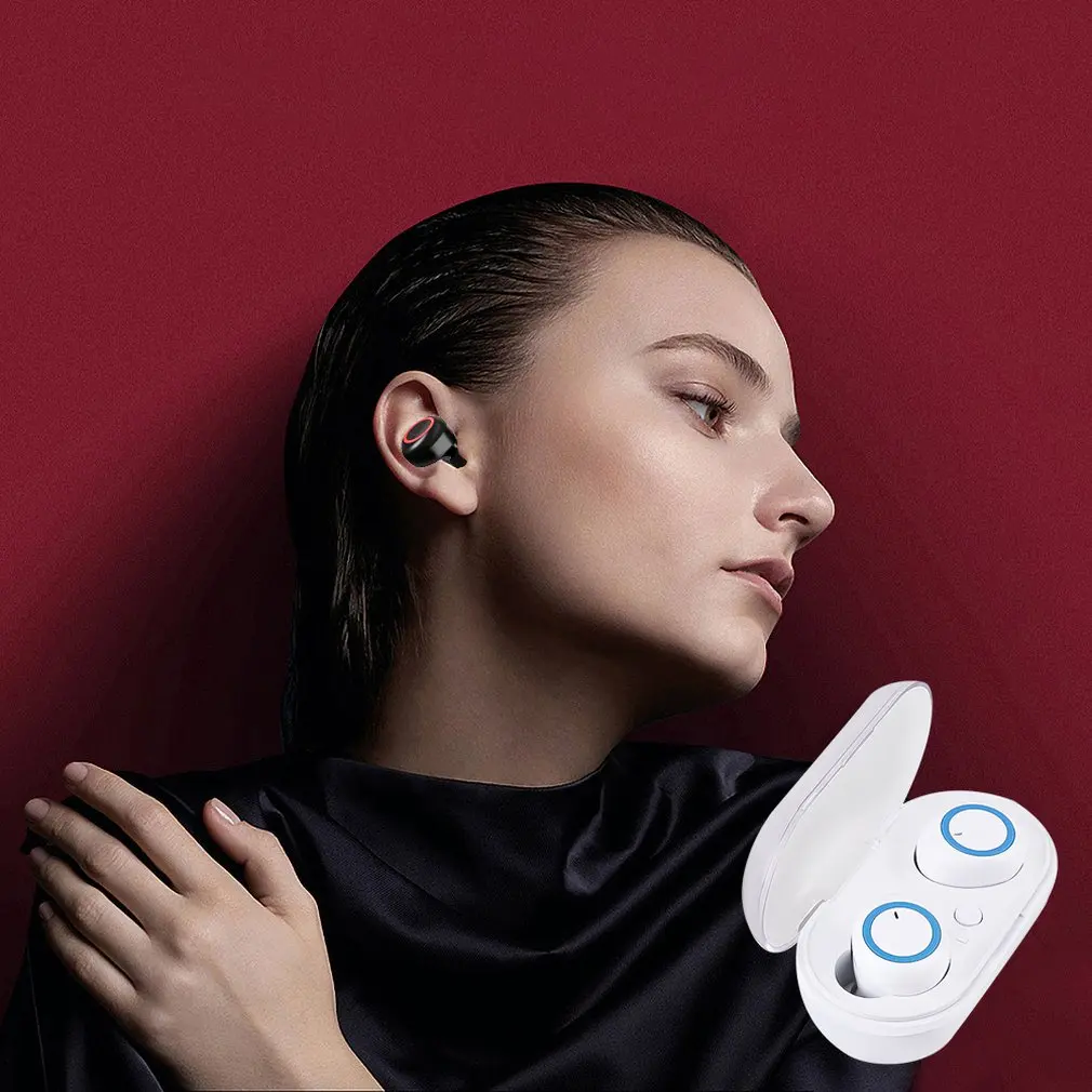 TWS Bluetooth 5.0 Earphone Stereo Wireless Earbuds Waterproof Sport Earphones Handsfree Gaming Headset with Mic for Phone
TWS Bluetooth 5.0 Earphone Stereo Wireless Earbuds Waterproof Sport Earphones Handsfree Gaming Headset with Mic for Phone