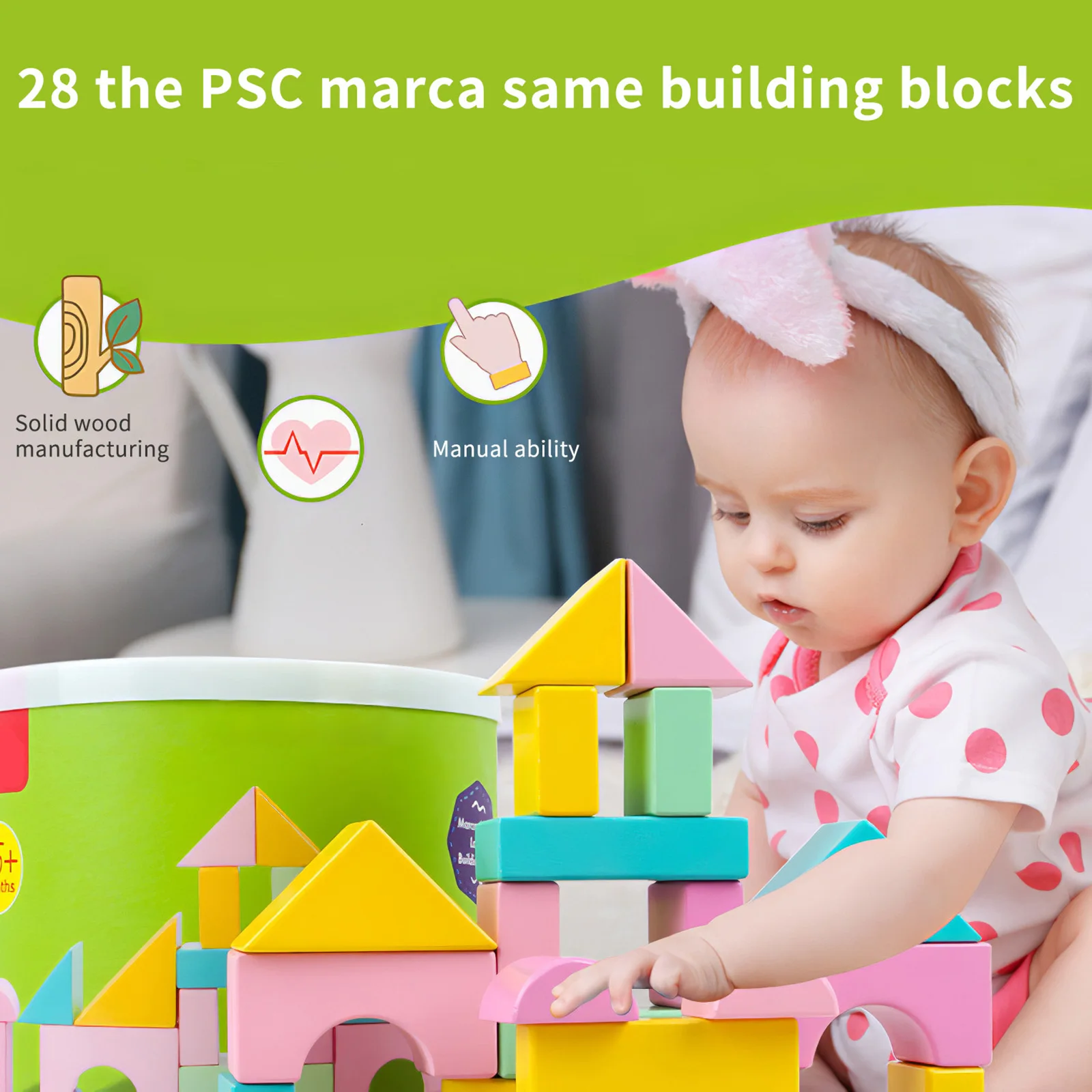 Children Wooden Bricks Set Rainbow Stacking Games Building Natural Toys Set Preschool Color Learning Educational Toys For Kids
Children Wooden Bricks Set Rainbow Stacking Games Building Natural Toys Set Preschool Color Learning Educational Toys For Kids