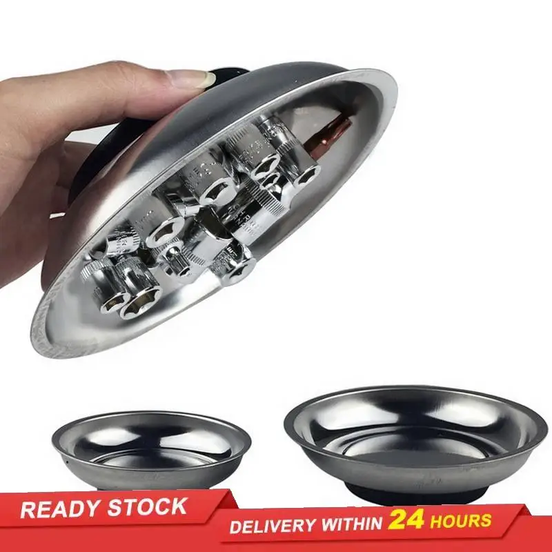 Household round stainless steel magnetic parts bowl tool bowl magnetic parts storage bowl parts tray 
Household round stainless steel magnetic parts bowl tool bowl magnetic parts storage bowl parts tray