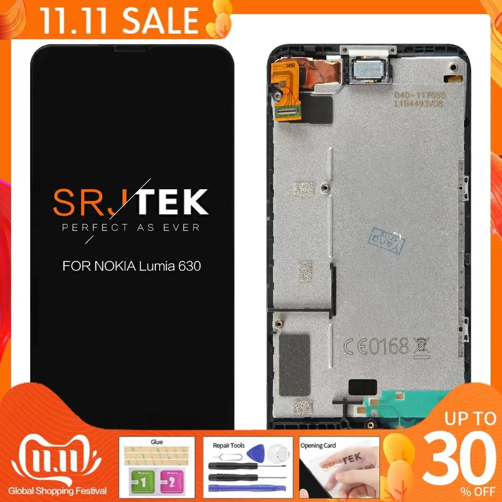 ЖК-дисплей 4,5 "TFT для NOKIA Lumia 630, сенсорный экран для NOKIA Lumia 630, ЖК-дисплей Lumia 635, экран, запасные части
ЖК-дисплей 4,5 "TFT для NOKIA Lumia 630, сенсорный экран для NOKIA Lumia 630, ЖК-дисплей Lumia 635, экран, запасные части