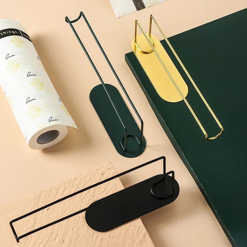 Punch-free kitchen paper towel rack cabinet roll paper kitchen paper hanger cling film lazy rag storage rack
Punch-free kitchen paper towel rack cabinet roll paper kitchen paper hanger cling film lazy rag storage rack