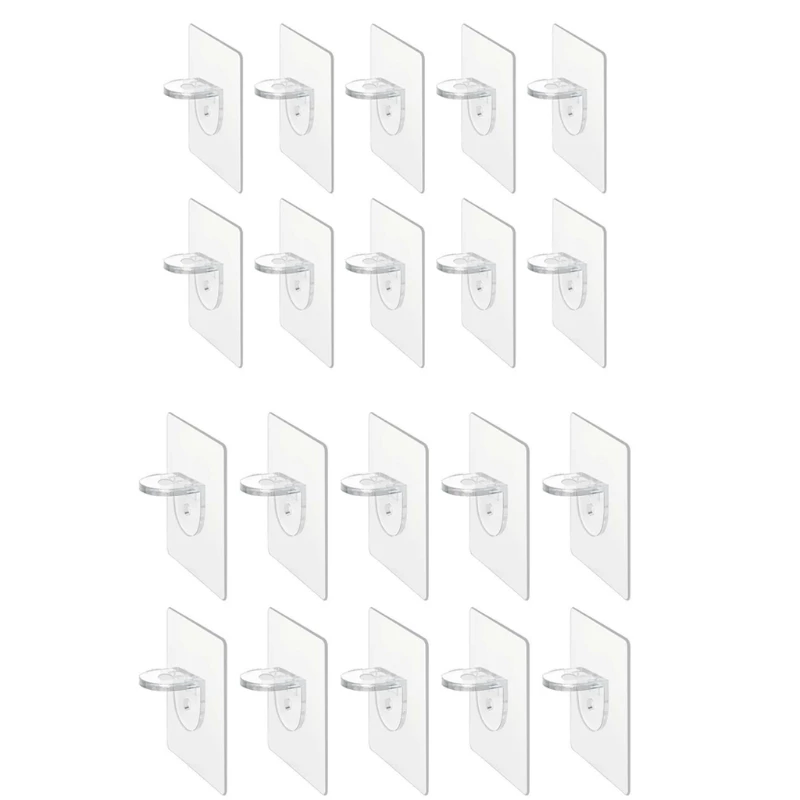 10Pcs Plastic Closet Cabinet Shelf Support Clips Shelf Support Adhesive Pegs Wall Hanger For Kitchen Bathroom Organizer
10Pcs Plastic Closet Cabinet Shelf Support Clips Shelf Support Adhesive Pegs Wall Hanger For Kitchen Bathroom Organizer