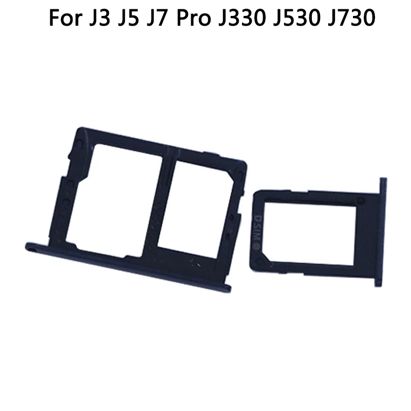 New J3 J5 J7 Pro SIM Card Tray Hold For Samsung Galaxy J330 J530 J730 SIM Card Reader Sim Tray Holder Sim Slot
New J3 J5 J7 Pro SIM Card Tray Hold For Samsung Galaxy J330 J530 J730 SIM Card Reader Sim Tray Holder Sim Slot