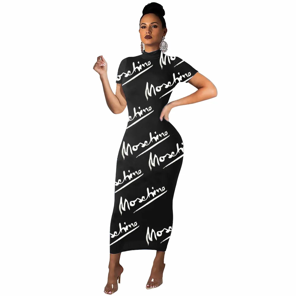 Letter Print Fashion Long Dress Women Short Sleeve Maxi Dresses Black White Sexy Party Plus Size Dress Elegant Summer Clothing
Letter Print Fashion Long Dress Women Short Sleeve Maxi Dresses Black White Sexy Party Plus Size Dress Elegant Summer Clothing